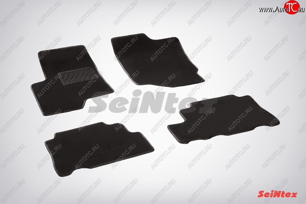 2 999 р. Износостойкие коврики в салон SeiNtex Premium LUX 4 шт. (ворсовые) Chevrolet Captiva  дорестайлинг (2006-2011)  с доставкой в г. Майкоп