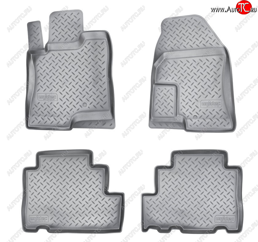 2 569 р. Комплект салонных ковриков Norplast Unidec Opel Antara (2006-2010) (Цвет: черный)  с доставкой в г. Майкоп