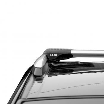14 199 р. Багажник в сборе LUX Хантер L44 Peugeot 207 WA хэтчбэк 3 дв. дорестайлинг (2006-2009) (аэро-трэвэл (92-102 см), серый)  с доставкой в г. Майкоп. Увеличить фотографию 4
