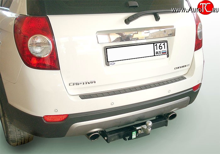 9 849 р. Фаркоп Лидер Плюс (до 2000 кг) Chevrolet Captiva 1-ый рестайлинг (2011-2013) (Без электропакета)  с доставкой в г. Майкоп