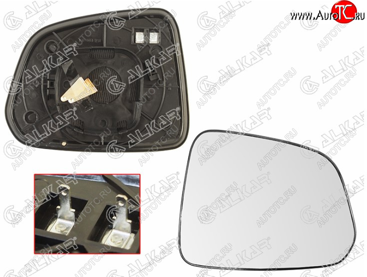 1 339 р. Правое полотно зеркала ALCAR (асферическое с обогревом) Chevrolet Captiva  дорестайлинг (2006-2011)  с доставкой в г. Майкоп