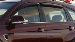 Дефлекторы окон (ветровики) Novline 4 шт Opel Antara рестайлинг (2010-2015)