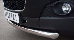15 349 р. Одинарная защита переднего бампера диаметром 63 мм SLITKOFF Chevrolet Captiva 1-ый рестайлинг (2011-2013)  с доставкой в г. Майкоп. Увеличить фотографию 3