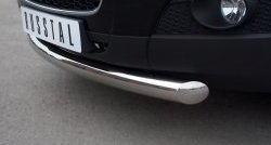 15 549 р. Одинарная защита переднего бампера диаметром 76 мм SLITKOFF Chevrolet Captiva 1-ый рестайлинг (2011-2013)  с доставкой в г. Майкоп. Увеличить фотографию 3