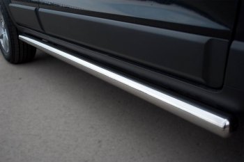 13 299 р. Защита порогов из круглой трубы d63 мм Russtal v3 Chevrolet Captiva 1-ый рестайлинг (2011-2013)  с доставкой в г. Майкоп. Увеличить фотографию 4