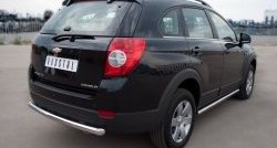52 999 р. Защита порогов из круглой трубы диаметром 63 мм Russtal Chevrolet Captiva 1-ый рестайлинг (2011-2013) (Защита порогов с со скосами на торцах (вариант 1))  с доставкой в г. Майкоп. Увеличить фотографию 12