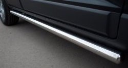52 999 р. Защита порогов из круглой трубы диаметром 63 мм Russtal Chevrolet Captiva 1-ый рестайлинг (2011-2013) (Защита порогов с со скосами на торцах (вариант 1))  с доставкой в г. Майкоп. Увеличить фотографию 10