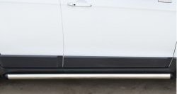 69 999 р. Защита порогов из круглой трубы диаметром 63 мм (рестайлинг) Russtal Chevrolet Captiva 2-ой рестайлинг (2013-2016) (Защита порогов с со скосами на торцах (вариант 1))  с доставкой в г. Майкоп. Увеличить фотографию 5
