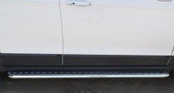 24 649 р. Широкая защита порогов (рестайлинг) SLITKOFF  Chevrolet Captiva (2013-2016) 2-ой рестайлинг  с доставкой в г. Майкоп. Увеличить фотографию 2