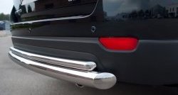 17 949 р. Защита заднего бампера (Ø76 и 42 мм, нержавейка) SLITKOFF  Chevrolet Captiva (2011-2013) 1-ый рестайлинг  с доставкой в г. Майкоп. Увеличить фотографию 3