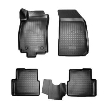 Комплект ковриков в салон Norplast Unidec Chevrolet Cobalt (2011-2016), Ravon R4 (2016-2020) (Цвет: черный)