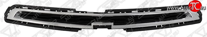 2 799 р. Решетка радиатора SAT (верхняя часть) Chevrolet Cobalt седан дорестайлинг (2011-2016) (Неокрашенная)  с доставкой в г. Майкоп