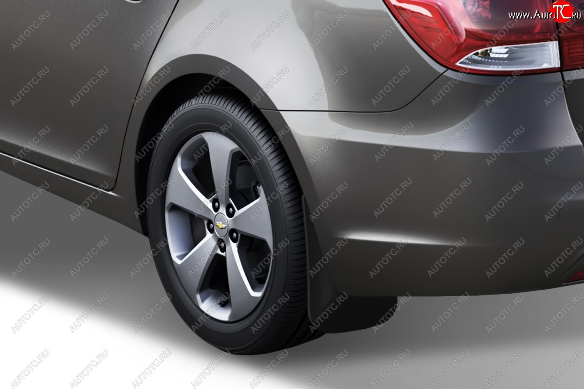 4 799 р. Задние брызговики Frosch Chevrolet Cruze J308 универсал рестайлинг (2012-2015)  с доставкой в г. Майкоп