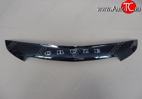 999 р. Дефлектор капота Russtal (короткий) Chevrolet Cruze J305 хэтчбек дорестайлинг (2009-2012)  с доставкой в г. Майкоп