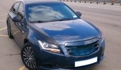 3 529 р. Радиаторная решётка (дорестайлинг) Sport v2 Chevrolet Cruze J305 хэтчбек дорестайлинг (2009-2012) (Неокрашенная)  с доставкой в г. Майкоп. Увеличить фотографию 5