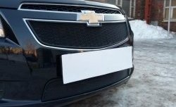 1 469 р. Нижняя сетка на бампер Russtal (черная) Chevrolet Cruze J305 хэтчбек дорестайлинг (2009-2012)  с доставкой в г. Майкоп. Увеличить фотографию 3