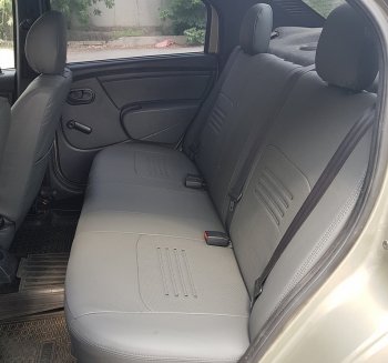 9 449 р. Чехлы для сидений Lord Autofashion Турин (экокожа)  Chevrolet Cruze  J300 (2009-2015) седан дорестайлинг, седан рестайлинг (Серый, вставка Серая)  с доставкой в г. Майкоп. Увеличить фотографию 4