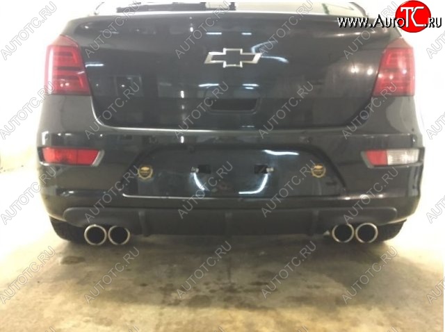 3 499 р. Диффузор заднего бампера CT Chevrolet Cruze J305 хэтчбек дорестайлинг (2009-2012) (Неокрашенная)  с доставкой в г. Майкоп