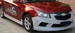 6 999 р. Передний бампер Sport Chevrolet Cruze J300 седан дорестайлинг (2009-2012) (Неокрашенный)  с доставкой в г. Майкоп. Увеличить фотографию 2
