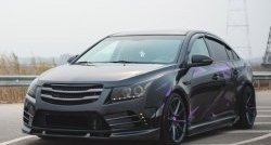9 299 р. Передний бампер MYRIDE STYLE Chevrolet Cruze J300 седан дорестайлинг (2009-2012) (Неокрашенный)  с доставкой в г. Майкоп. Увеличить фотографию 2