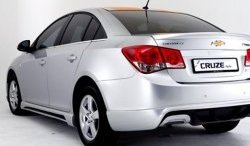 4 199 р. Пороги накладки Extrime Chevrolet Cruze J305 хэтчбек рестайлинг (2012-2015) (Неокрашенные)  с доставкой в г. Майкоп. Увеличить фотографию 2