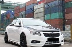 4 199 р. Пороги накладки Extrime Chevrolet Cruze J305 хэтчбек рестайлинг (2012-2015) (Неокрашенные)  с доставкой в г. Майкоп. Увеличить фотографию 3