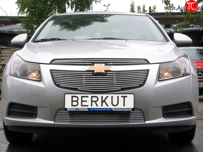 5 999 р. Декоративная вставка решетки радиатора Berkut Chevrolet Cruze J305 хэтчбек дорестайлинг (2009-2012)  с доставкой в г. Майкоп