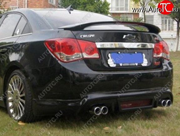 3 999 р. Спойлер CT Chevrolet Cruze J300 седан дорестайлинг (2009-2012) (Неокрашенный)  с доставкой в г. Майкоп