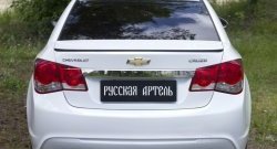 1 699 р. Лип спойлер RA Chevrolet Cruze J300 седан дорестайлинг (2009-2012) (Неокрашенный)  с доставкой в г. Майкоп. Увеличить фотографию 3