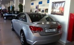 6 849 р. Спойлер LitCompany Chevrolet Cruze J300 седан дорестайлинг (2009-2012) (Неокрашенный)  с доставкой в г. Майкоп. Увеличить фотографию 5