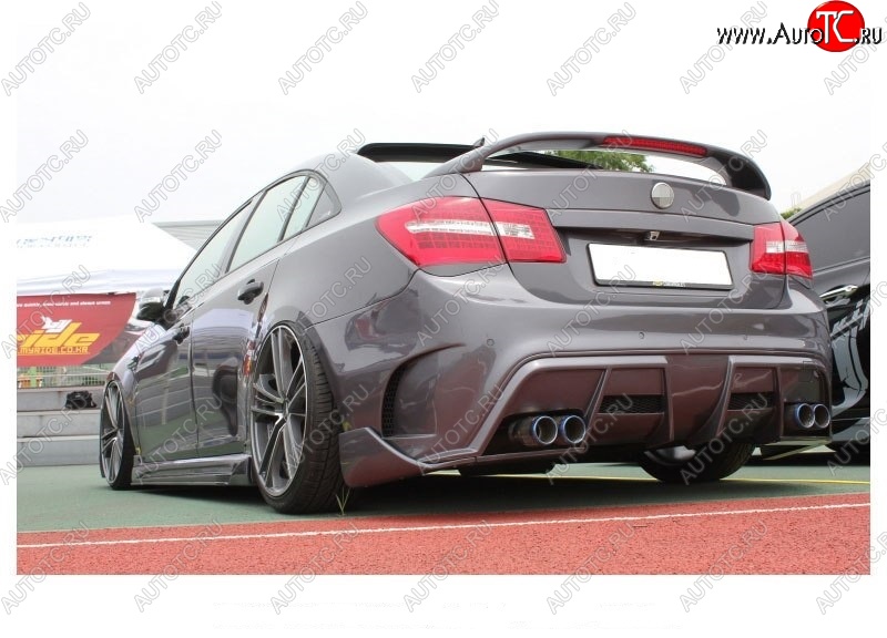 11 899 р. Задний бампер MYRIDE STYLE Chevrolet Cruze J300 седан дорестайлинг (2009-2012) (Неокрашенный)  с доставкой в г. Майкоп