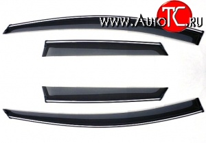 999 р. Комплект дефлекторов окон (ветровиков) 4 шт. (седан) Russtal Chevrolet Epica V250 (2006-2012)  с доставкой в г. Майкоп