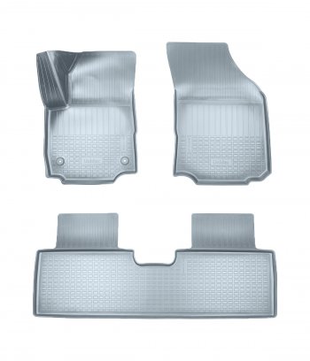 Коврики салона Norplast Unidec Chevrolet Equinox (2016-2021) дорестайлинг (серые)