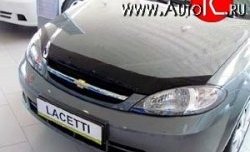 2 069 р. Дефлектор капота NovLine Chevrolet Lacetti хэтчбек (2002-2013)  с доставкой в г. Майкоп. Увеличить фотографию 2