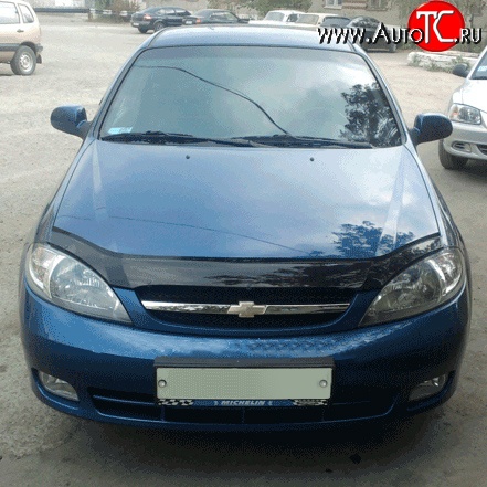 2 069 р. Дефлектор капота NovLine Chevrolet Lacetti хэтчбек (2002-2013)  с доставкой в г. Майкоп