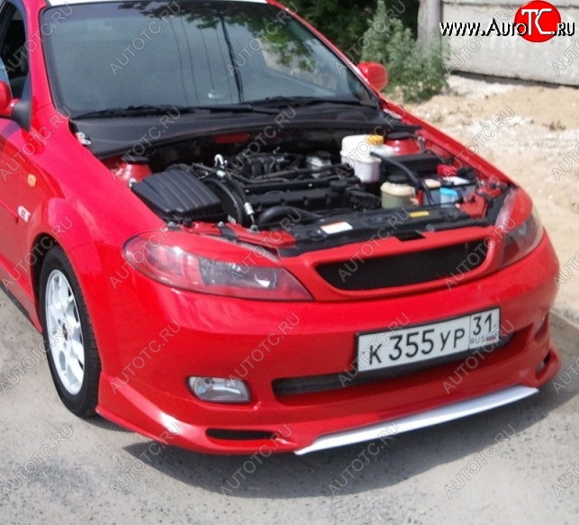 1 249 р. Нижняя планка для накладки переднего бампера CT 1 Chevrolet Lacetti хэтчбек (2002-2013) (Неокрашенная)  с доставкой в г. Майкоп