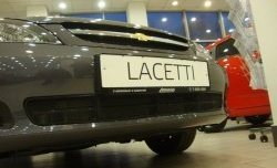 1 469 р. Сетка на бампер Russtal (черная) Chevrolet Lacetti хэтчбек (2002-2013)  с доставкой в г. Майкоп. Увеличить фотографию 3