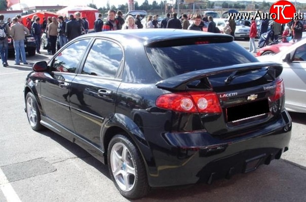 8 399 р. Спойлер Sport v2  Chevrolet Lacetti  хэтчбек (2002-2013) (Неокрашенный)  с доставкой в г. Майкоп