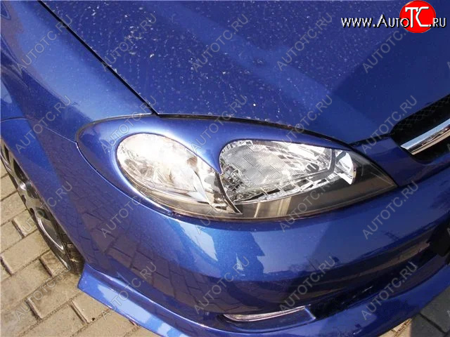 889 р. Реснички на фары KURAJ  Chevrolet Lacetti  хэтчбек (2002-2013) (Неокрашенные)  с доставкой в г. Майкоп