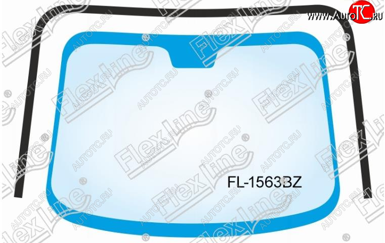 2 859 р. Молдинг лобового стекла FlexLine Chevrolet Lacetti седан (2002-2013)  с доставкой в г. Майкоп