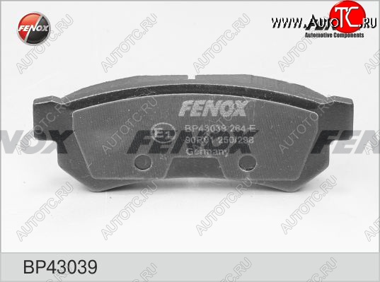 1 299 р. Колодка заднего дискового тормоза FENOX (без ушек) Chevrolet Lacetti универсал (2002-2013)  с доставкой в г. Майкоп