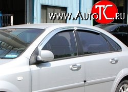 999 р. Комплект дефлекторов окон (ветровиков) 4 шт. Russtal Chevrolet Lacetti седан (2002-2013)  с доставкой в г. Майкоп