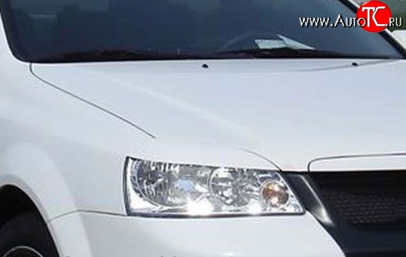 569 р. Реснички на фары M-VRS Chevrolet Lacetti седан (2002-2013) (Неокрашенные)  с доставкой в г. Майкоп