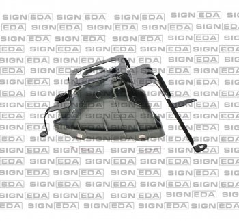 1 089 р. Левая противотуманная фара SIGNEDA Chevrolet Lacetti седан (2002-2013)  с доставкой в г. Майкоп. Увеличить фотографию 2