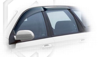 Дефлектора окон CA-Plastiс Chevrolet Lacetti  универсал (2002-2013) (Classic полупрозрачный, Без хром.молдинга)