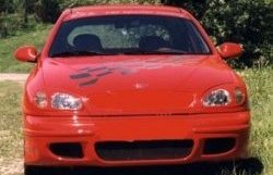 Передний бампер SM Daewoo Lanos T150 рестайлинг, седан (2000-2009)