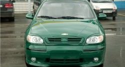 499 р. Комплект ресничек на фары Дельта Daewoo Sense Т100 седан (1997-2008) (Неокрашенные)  с доставкой в г. Майкоп. Увеличить фотографию 6