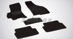 Износостойкие коврики в салон SeiNtex Premium LUX (ворсовые) Chevrolet Lanos  T100 (2002-2017) седан (Черный)