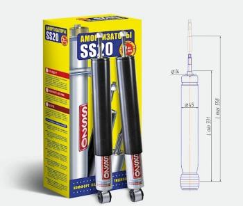 Амортизаторы задние усиленные SS20 Daewoo Espero (1990-1999)