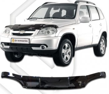 Дефлектор капота CA-Plastic Chevrolet Niva 2123 рестайлинг (2009-2020)